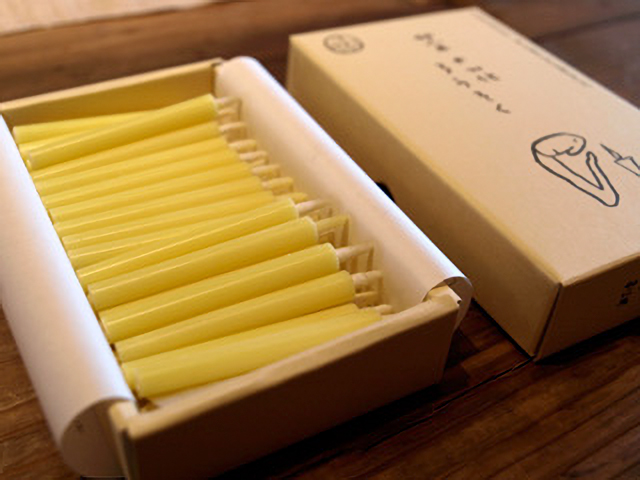 菜の花ろうそく 高澤ろうそく店 能登スタイル